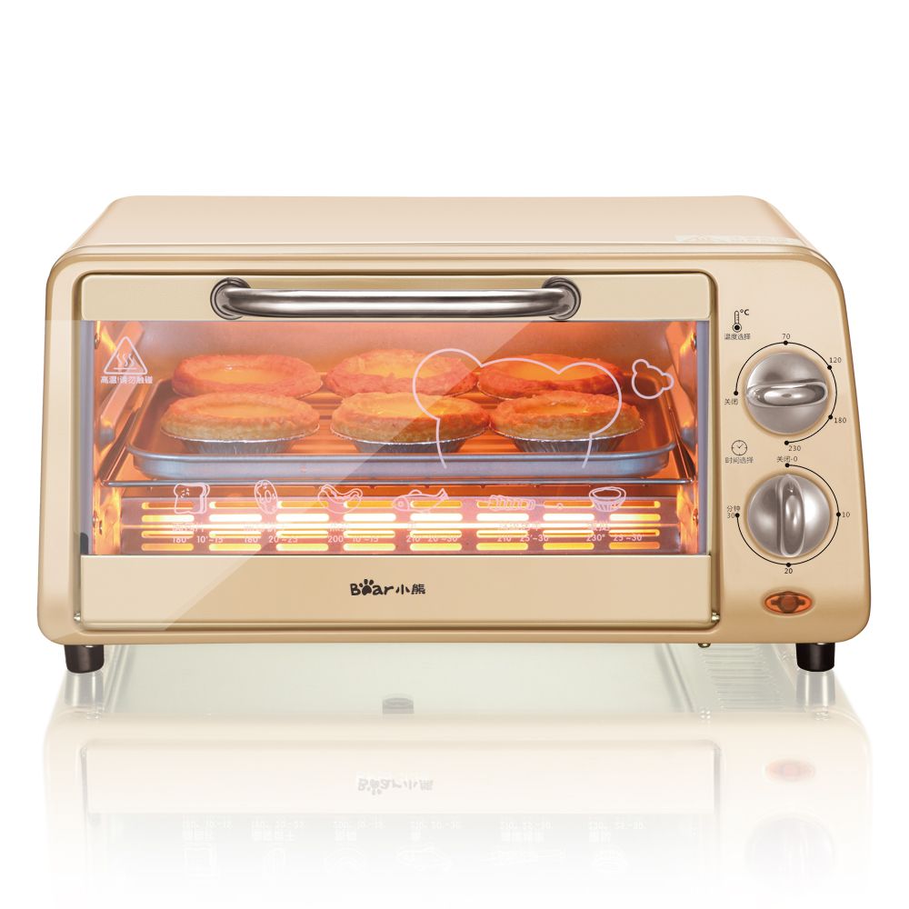 bear小熊 电烤箱 家用10l烘焙多功能小烤箱小型烤箱 dkx-a10a2
