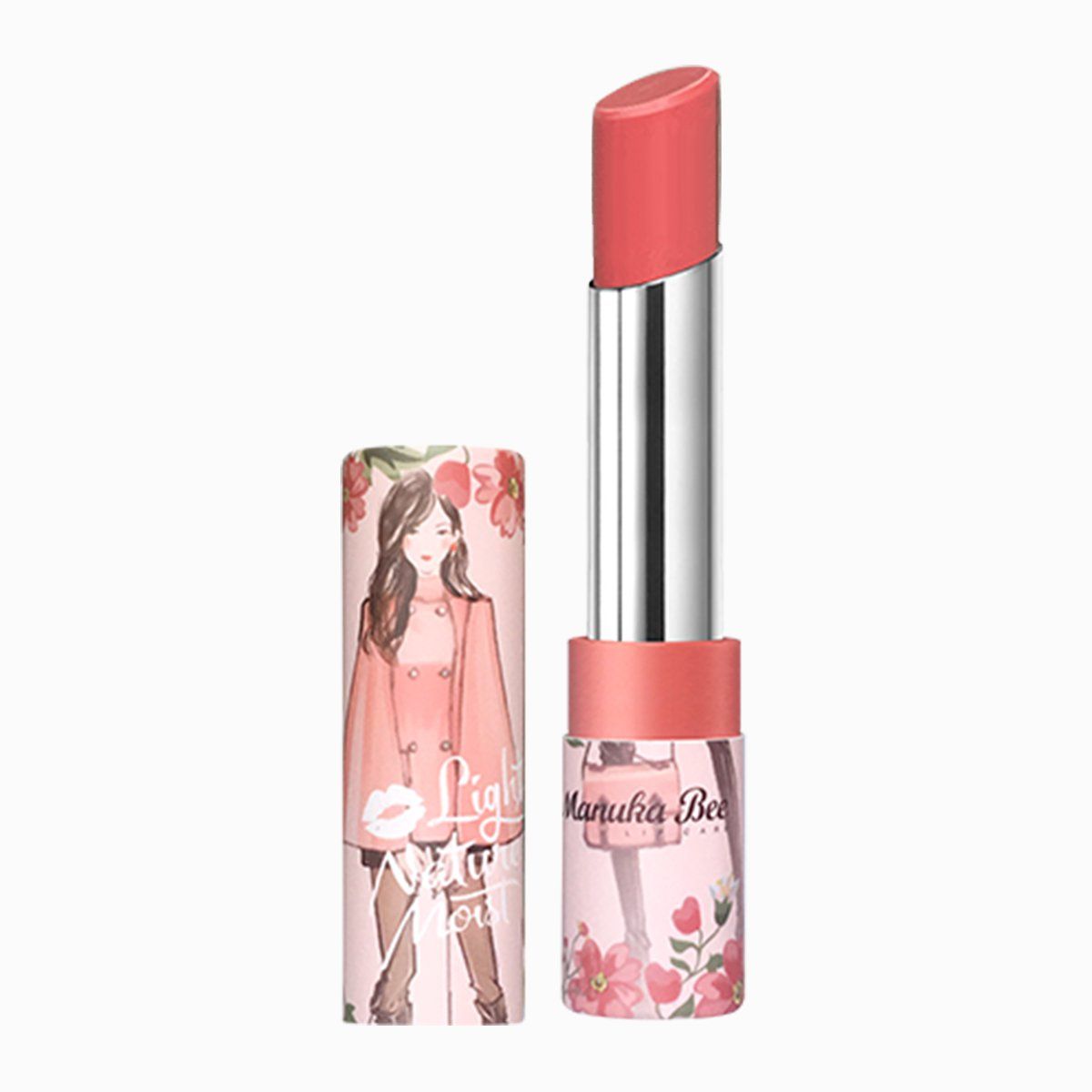 【水润保湿光亮炫色】manukabee花漾防水持久保湿滋润不易脱色唇膏