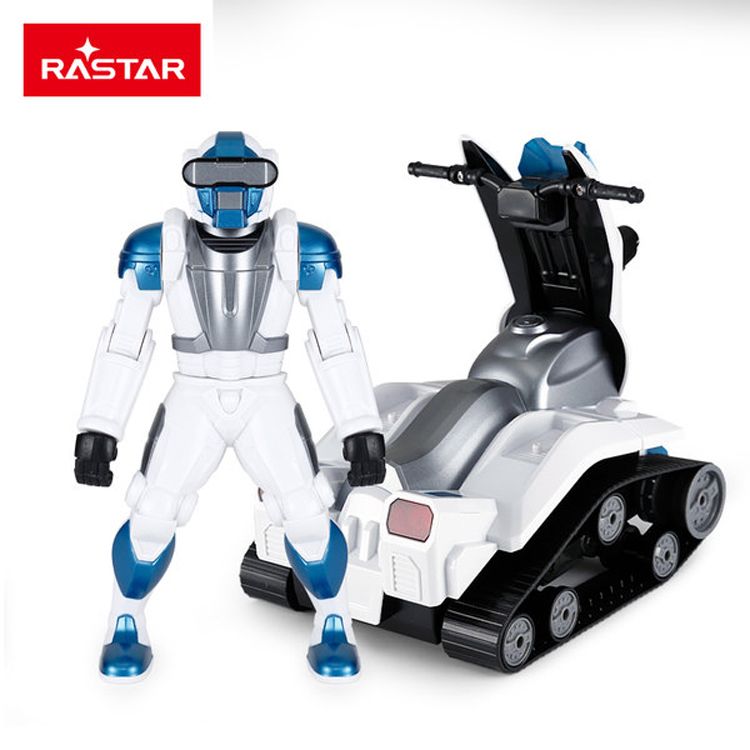 RASTAR 未来战士智能遥控机器人声光特效男孩儿童玩具战警77640