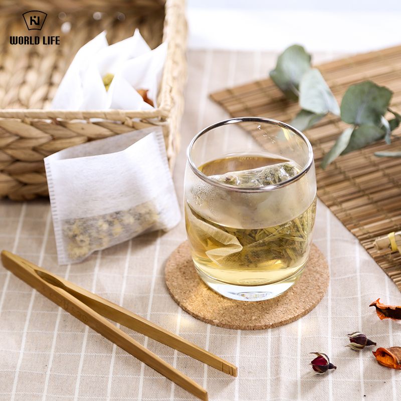 WORLD LIFE 日本品牌茶叶袋 空茶包 煲汤袋一次性泡茶袋 过滤茶叶包 调味品袋60枚