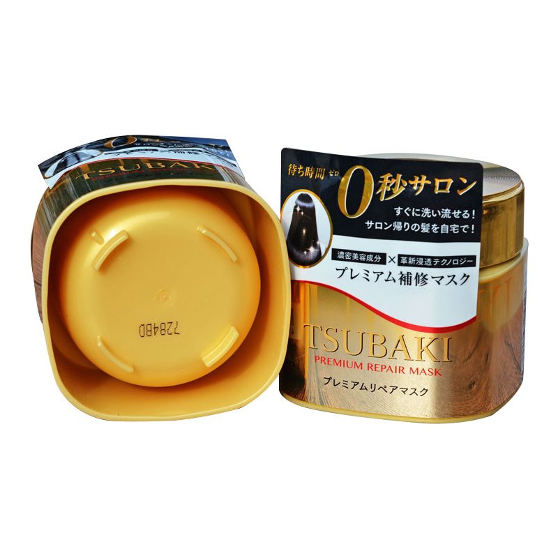 shiseido/资生堂 tsubaki丝蓓绮0秒修复金色发膜新款180g 日本进口
