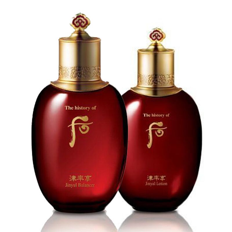 Whoo/后 津率享红花凝香精华抗皱水乳二件套 水150+乳液110 韩国进口 延缓老化 Star Beauty