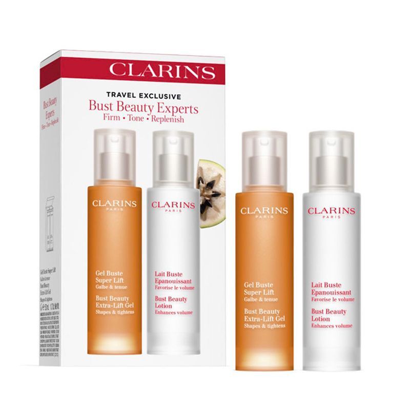 CLARINS/娇韵诗 纤挺美胸丰胸凝露套装 50ml+50ml 法国进口 紧致肌肤 star beauty 