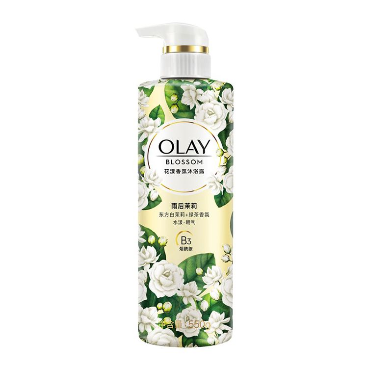 玉兰油 OLAY 玉兰油花漾香氛沐浴露雨后茉莉550g（新旧包装随机发货）