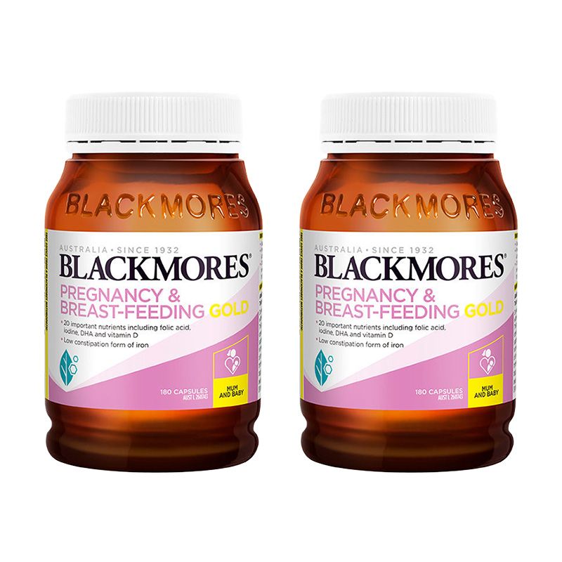 BLACKMORES/澳佳宝 【富含21种孕期营养】孕妇黄金营养素180粒*2 IVY
