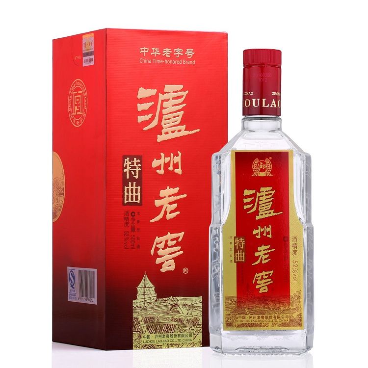 泸州老窖 特曲52度浓香型白酒单支500ml*1瓶