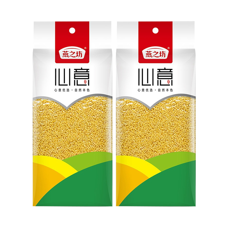 燕之坊 黄小米475g*2袋 小米五谷杂粮真空包装