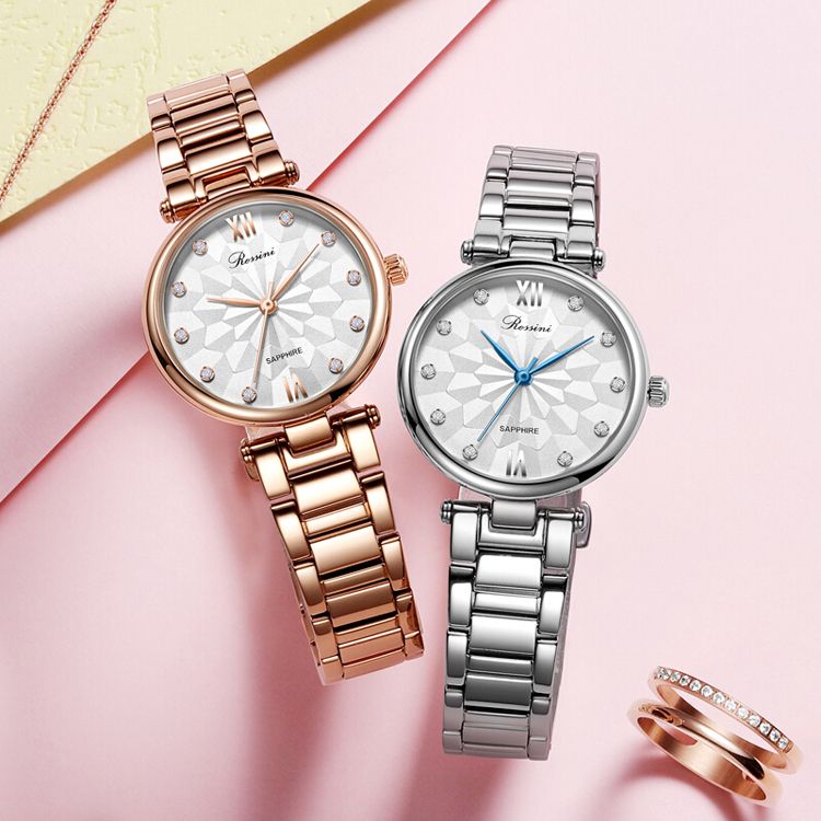 罗西尼 ROSSINI 典美系列【专柜同款】时尚防水石英女表 5924