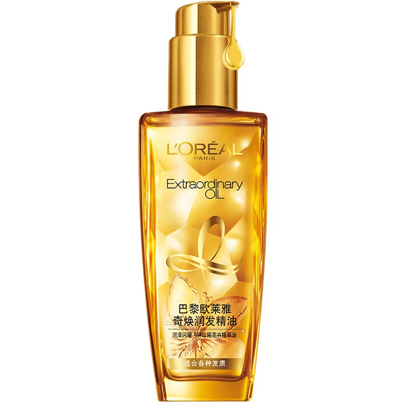 欧莱雅 奇焕润发护发精油100ml（ 小金瓶 针对所有发质免洗 滋养 防毛躁）积分兑换
