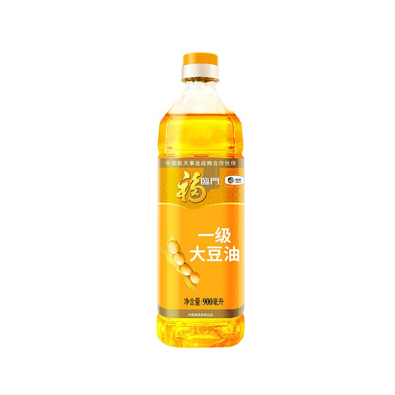 福临门 食用油 一级大豆油900ml