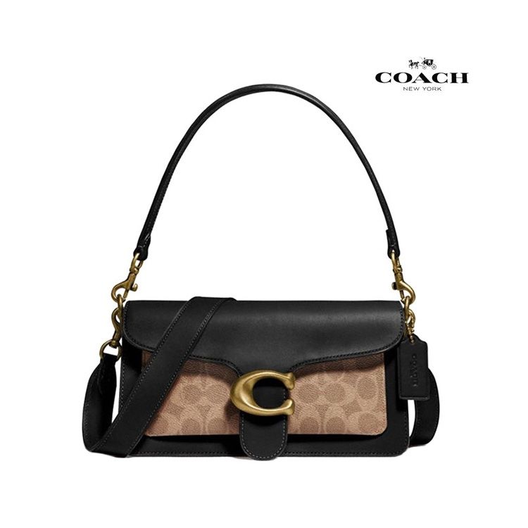 COACH 蔻驰女包 专柜款Tabby系列 酒神包手提单肩包 79337-黑色
