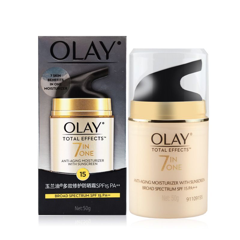 OLAY 玉兰油多效修护防晒霜50g SPF15 锁水保湿室内户外面部防紫外线
