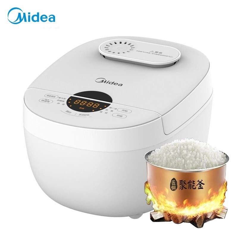 midea 美的 电饭煲家用智能预约匠铜聚能釜内胆4L快速饭电饭锅MB-FB40E108