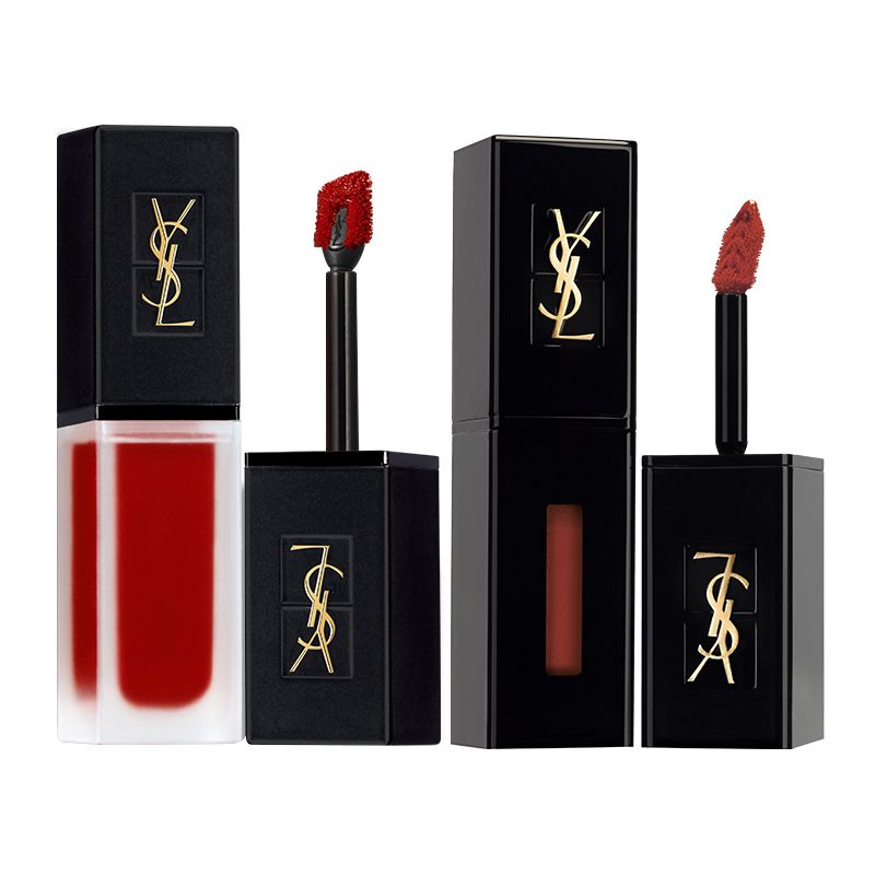 YSL/圣罗兰 天鹅绒唇釉 黑管唇釉口红 416#212 5.5ml 法国进口 持久保湿亮肤 Star Beauty
