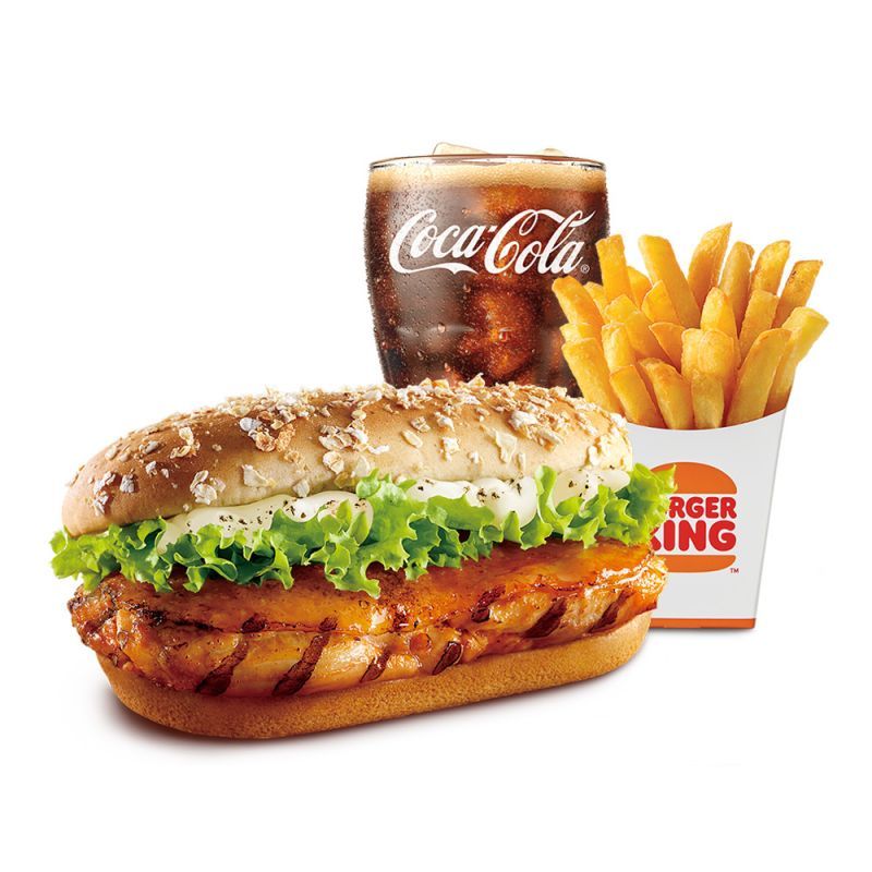 Burger King 汉堡王 果木香风味火烤鸡腿堡套餐电子券 （全国指定门店e-Buy机具兑换）