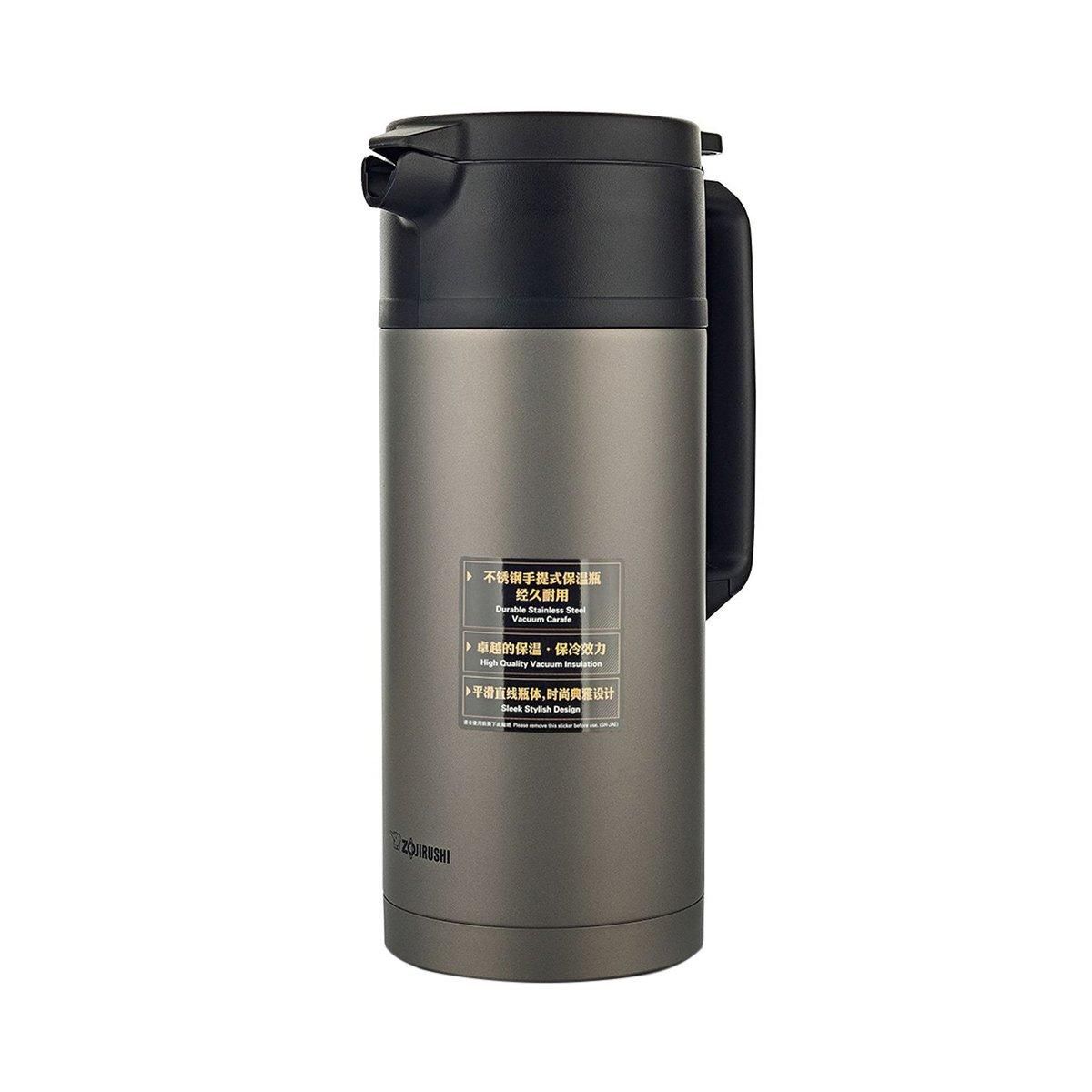 象印1.5L/1.8L大容量真空不锈钢保温壶家用热水壶 1.8L灰色1.8L