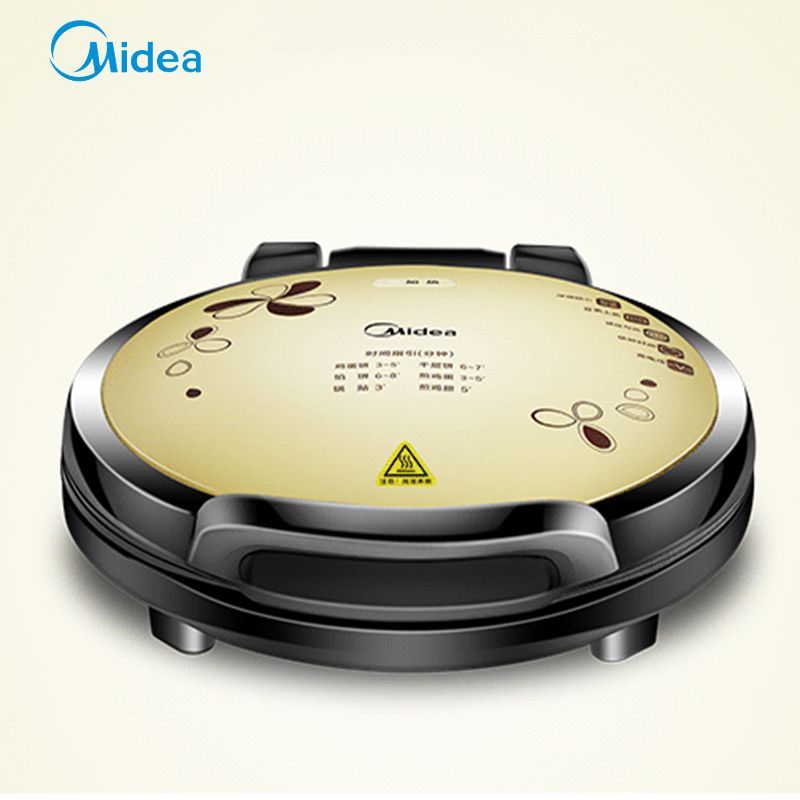 midea 美的 电饼铛家用双面加热饼档JHN34Q 金黄色 精选