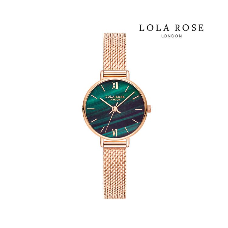Lola Rose 手表女英国时尚防水石英女士手表小绿表礼物