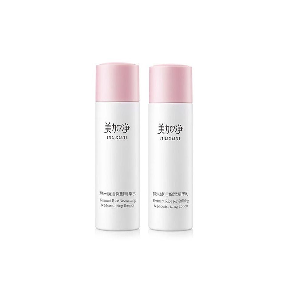 美加净 酵米焕活保湿护肤2件套（精华水15ml+精华乳15ml）