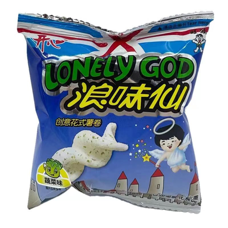 旺旺浪味仙田园蔬菜味休闲小零食 10g*20袋蔬菜味 蔬菜味