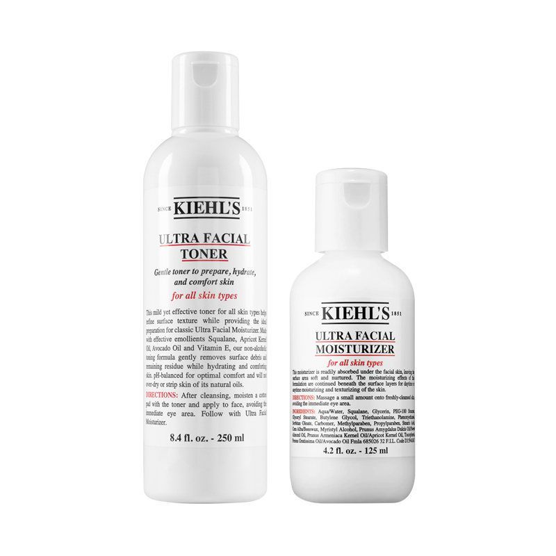 Kiehl's/科颜氏  高保湿爽肤水/乳液/水乳套/乳霜套 补水润肤细腻嫩肤 版本随机 美国进口 【保税仓直发】SAIJIA