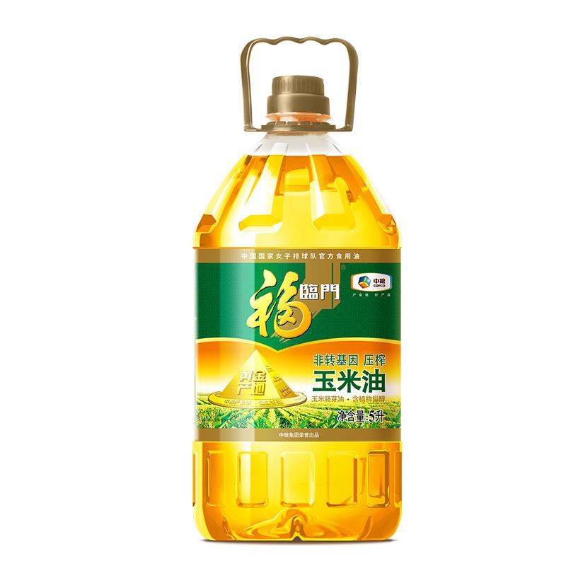 福临门 黄金产地玉米胚芽油5L【可用积分抵扣】