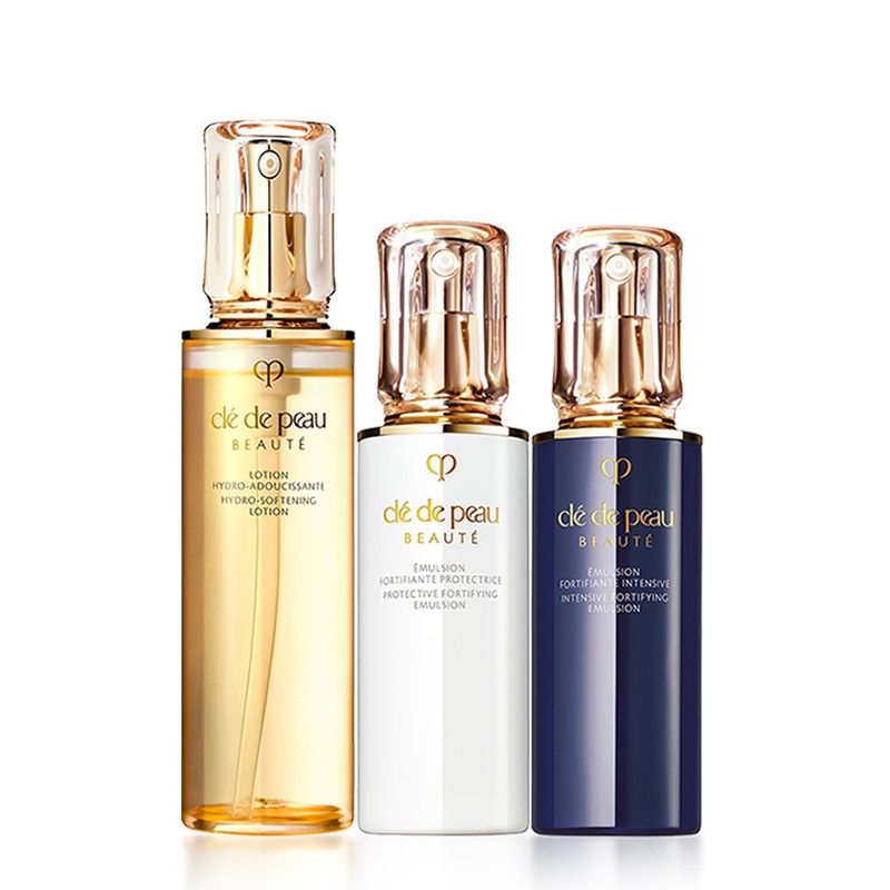 CPB肌肤之钥 护肤三件套装水乳面霜【水+日乳+夜乳】【  水+日霜+晚霜】 日本进口  保湿修护滋养 SAIJIA