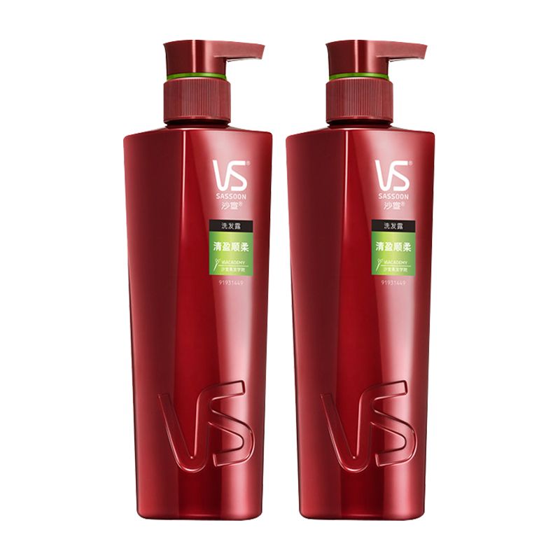 沙宣  清盈顺柔洗发露400g*2瓶（新老包装随机发）
