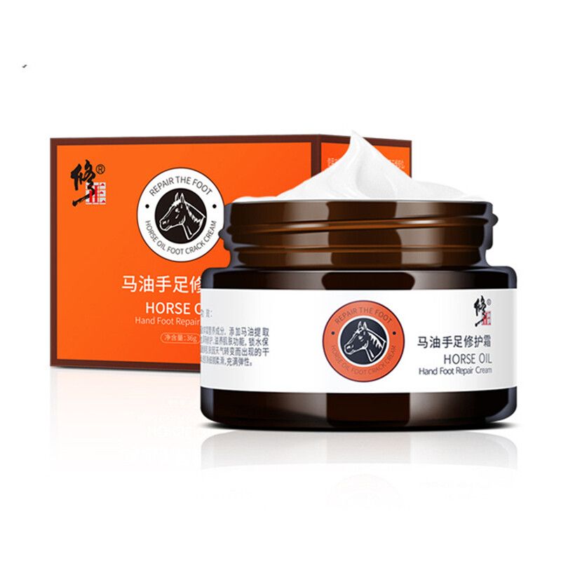 京东直供 修正马油手足修护霜护手霜脚部护理干燥脚后跟干裂皲脚裂开裂保湿霜