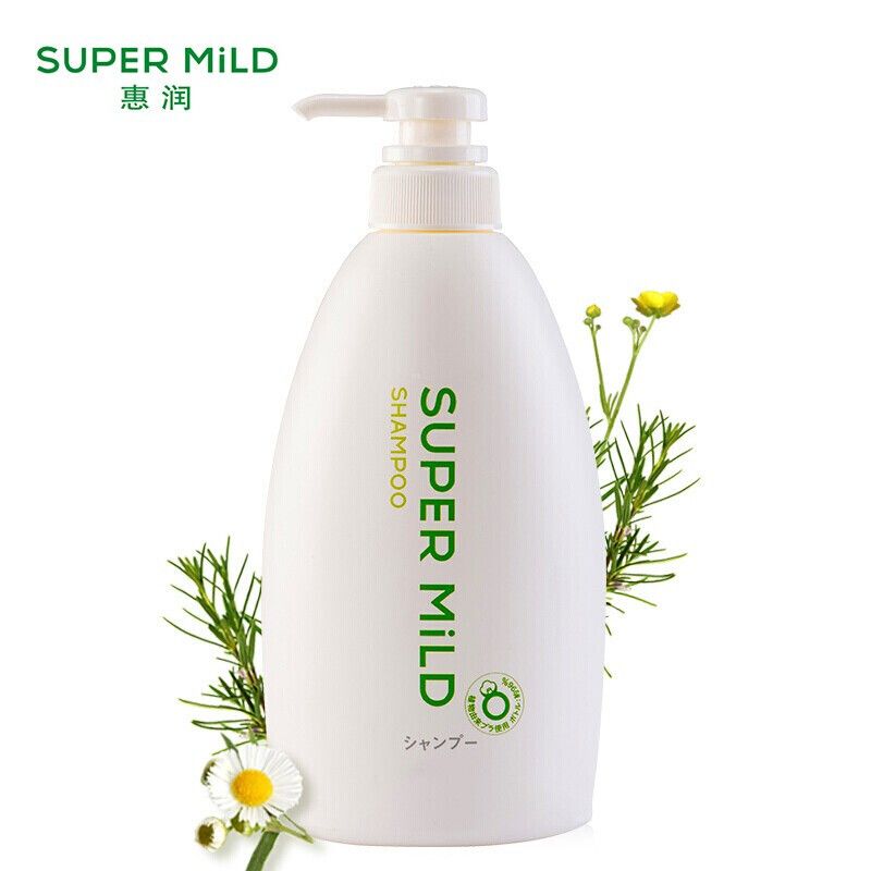 京东直供 惠润柔净绿野芳香洗发水600ml 男女通用/蓬松柔顺/弱酸性更温和洗头膏
