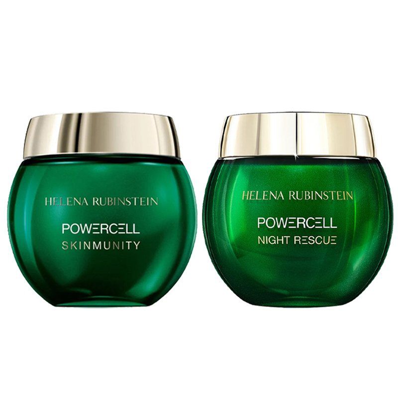 HR/赫莲娜 HR 赫莲娜 绿宝瓶日晚面霜套装 日霜50ml +晚霜50ml SAIJIA