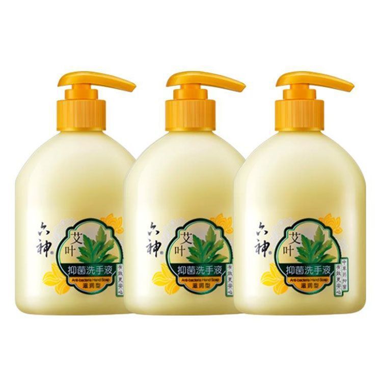 六神 艾叶抑菌洗手液（滋润型）500ml*3瓶