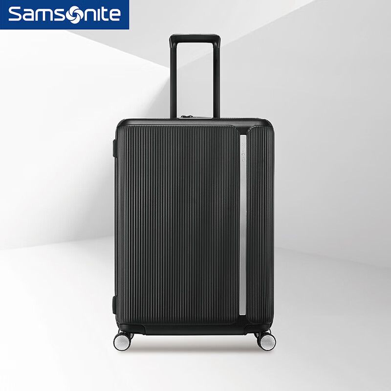 京东直供 新秀丽( Samsonite) MYTON系列旅行密码拉杆箱 25英寸 哑光黑 HJ8*39005