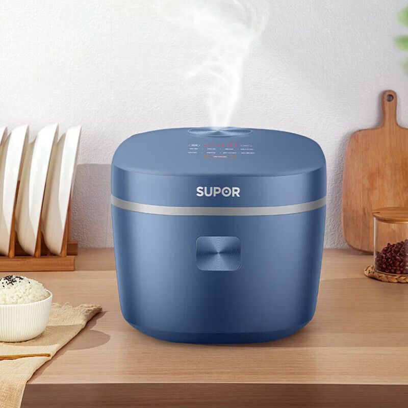京东直供 苏泊尔（SUPOR）4L电饭煲家用小电饭锅蓝钻不粘内胆24小时智能预约香弹饭SF40FC71适用3-8人