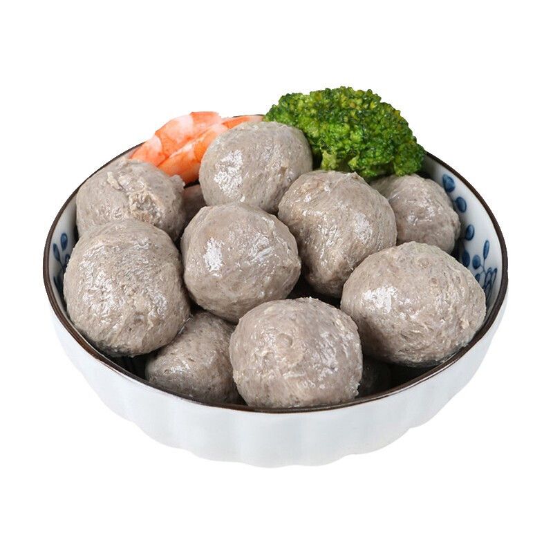 华牧鲜 潮汕手打牛肉丸250g*6 牛肉丸火锅食材