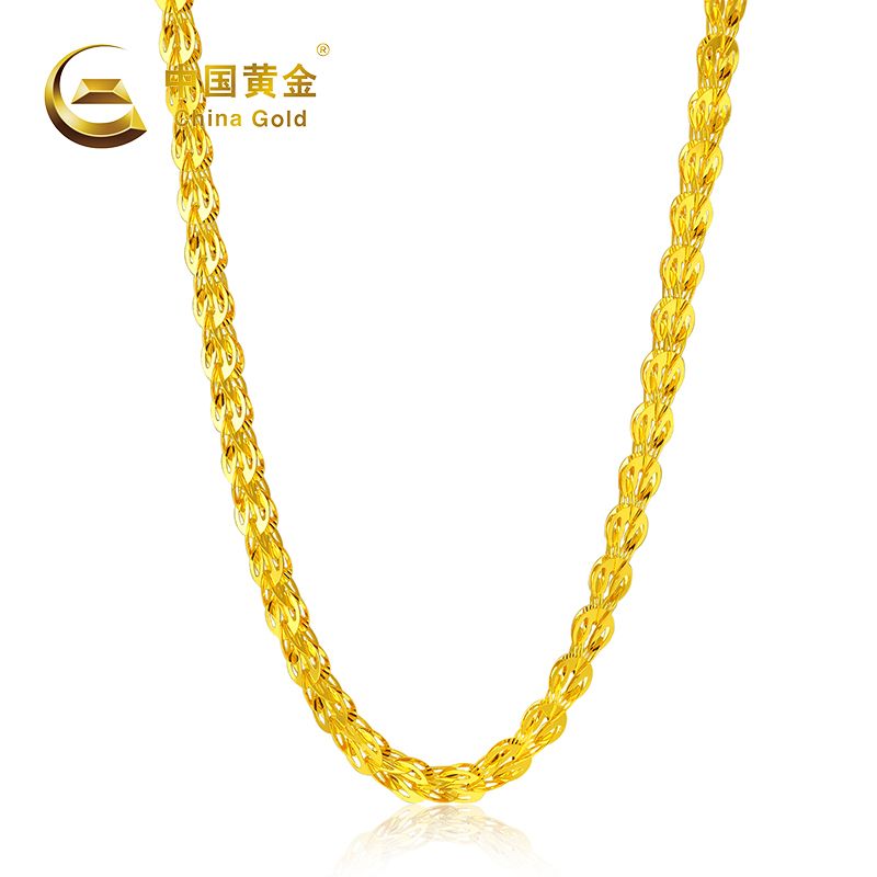 中国黄金 黄金足金5G凤尾项链-轻版 ZGHJ210314-Q