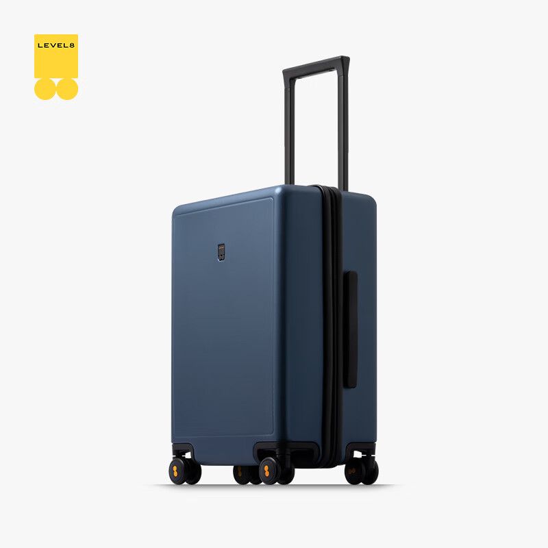 京东直供 地平线8号（LEVEL8）行李箱男女密码学生登机箱20英寸旅行者系列经典PC万向轮拉杆箱蓝