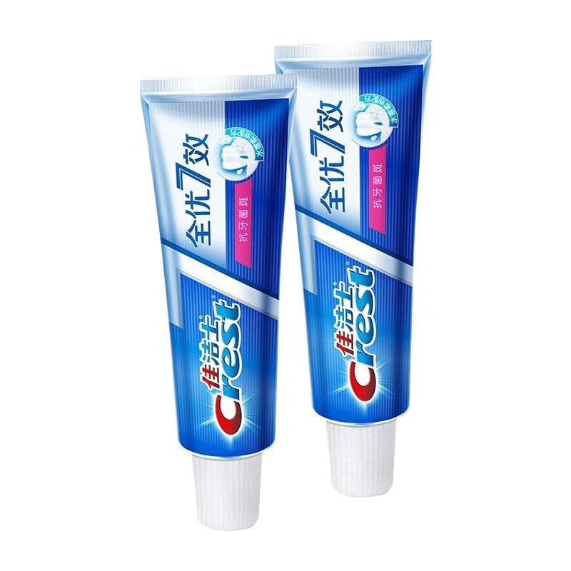 佳洁士 全优7效抗牙菌斑牙膏40克*2支