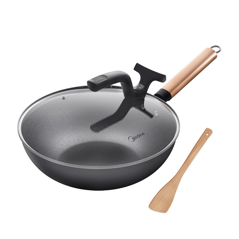 美的 （Midea） 喆物炒菜锅 MP-CL30T1 不粘锅炒菜锅厚底煎炒锅天燃气电磁炉通用炒菜锅30cm