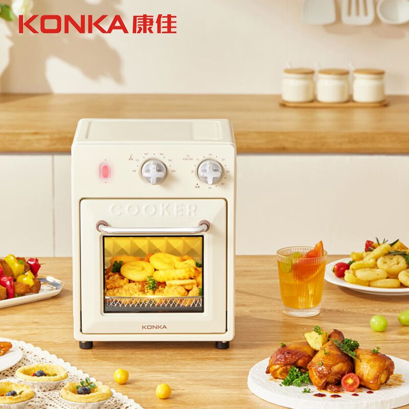 京东直供 康佳（KONKA）定制款空气炸锅家用8.5L 空气烤箱薯条机 无油烟电炸锅 无油脂煎炸锅 KKZG-8501