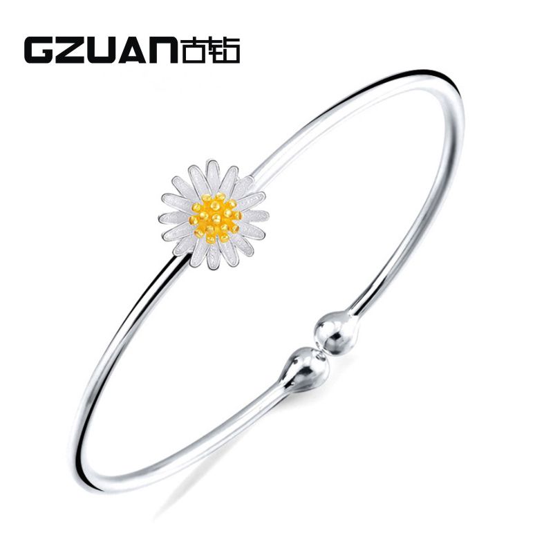 古钻 GZ珠宝 小雏菊手镯 森系女生配饰 韩版 时尚饰品 菊花手链手镯 ZP006