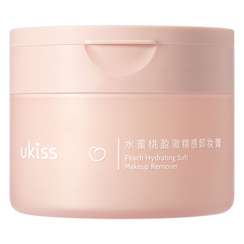 京东直供 悠珂思（ukiss）水蜜桃糯感卸妆膏100g 温和面部眼唇清洁颜油 生日礼物