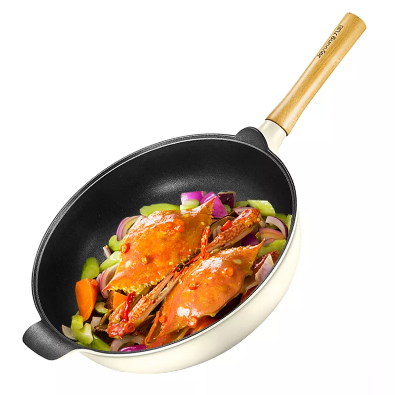 九阳 炒锅超轻蓝宝石不粘锅平底耐污 29cm 炒菜锅炉灶通用轻便轻松掂锅 CLT2955D 积分兑换
