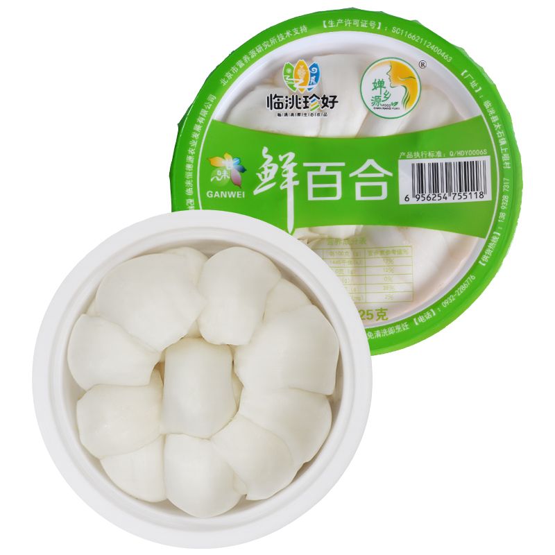 婵乡源 碗装鲜百合净片净含量125g/碗