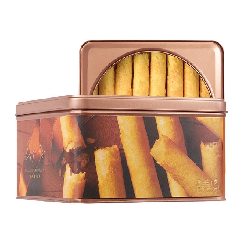 天猫 香港美心原味鸡蛋卷礼盒儿童零食饼干糕点节日伴手礼点心448g*1 奶香味 .