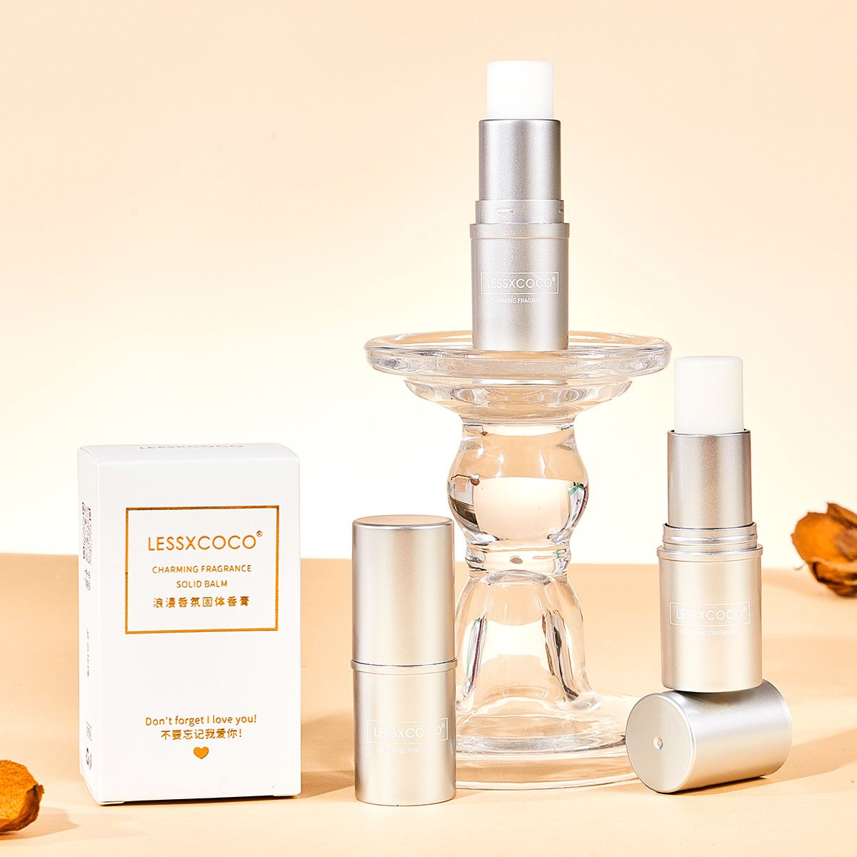 Zozu 【4香4支】LESSXCOCO浪漫香氛固体香膏【bd200】