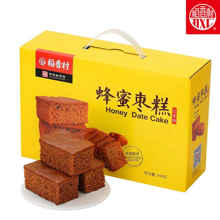 稻香村 蜂蜜枣糕850g传统红枣蛋糕点休闲零食早餐食品 支持积分兑换