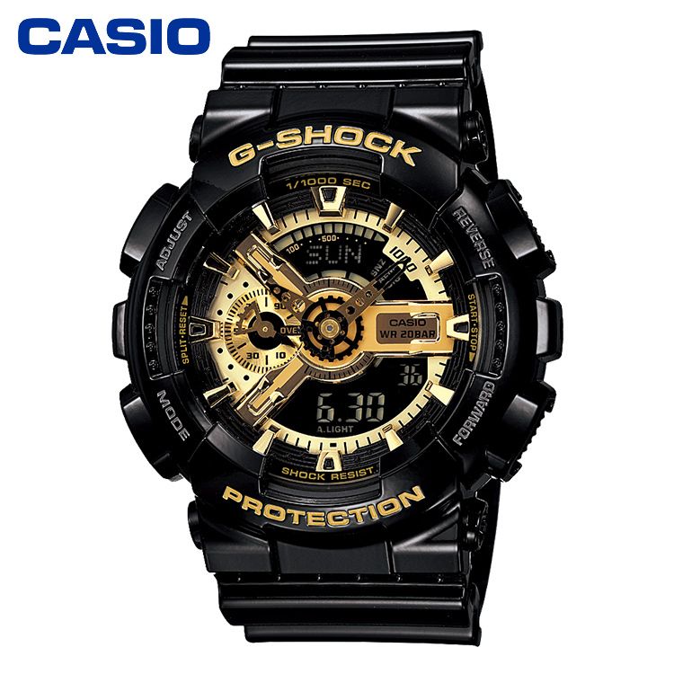 CASIO 卡西欧G SHOCK 迷彩时尚运动手表 GA-110GB经典系列
