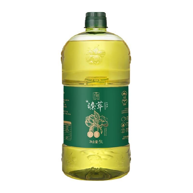 天猫 千岁好臻萃山茶籽油纯山茶油5L一级食用油正宗江西茶树油家用炒菜 无规格 .