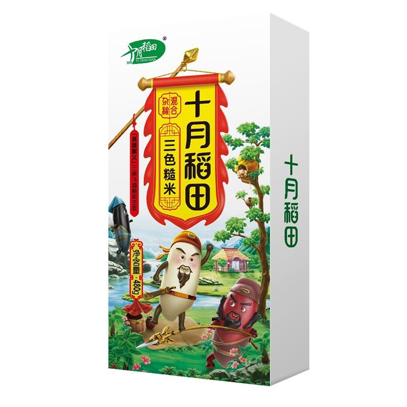 天猫 十月稻田 盒装三色糙米 480g 无规格 .